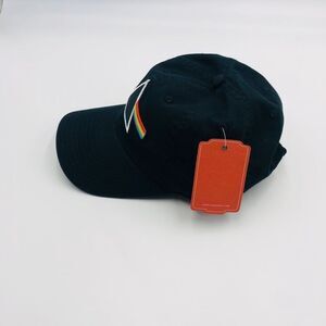 New American Needle Pink Floyd Dark Side Moon Logo Black Strapback Cap